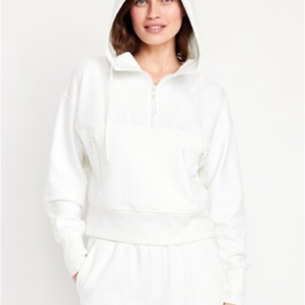🤍 Old Navy Dynamic Fleece Half-Zip
Hoodie Sweatshirt NTW